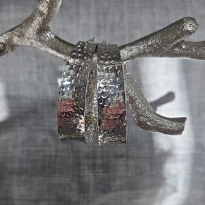 Elegant Silver Hoop Earrings